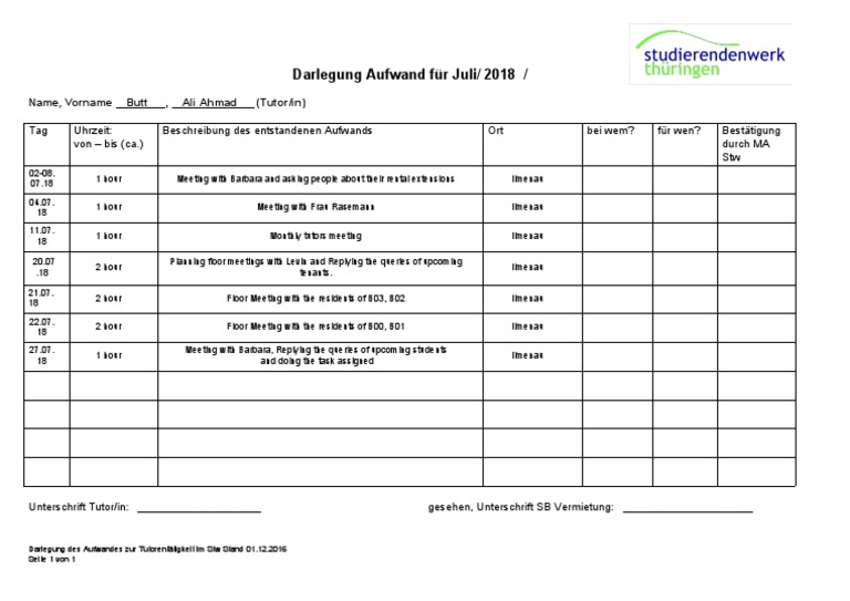 Juli Worksheet | PDF