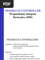 Feedback Controller: Proportional, Integral, Derivative (PID)