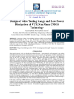 Design of Wide Tuning Range and Low Power Dissipation of VCRO in 50nm CMOS Technology