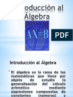 Introducción Al Álgebra
