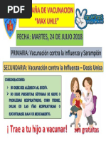 Afiche de Vacunacion