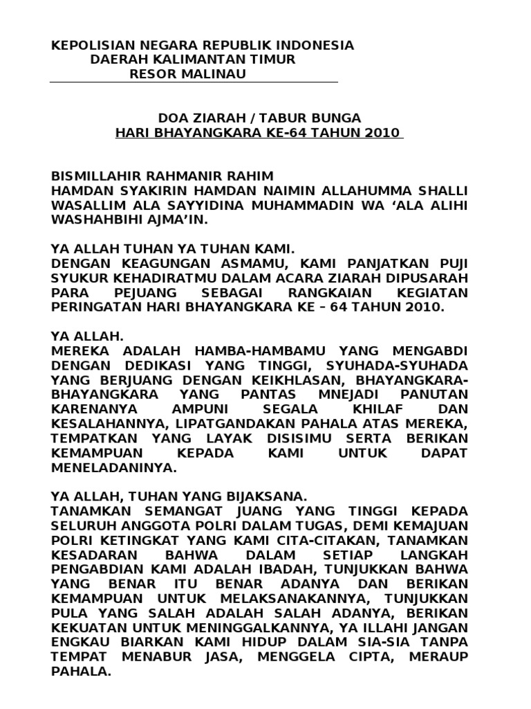 Doa Hamdan Syakirin Doc Sekolah Siswa