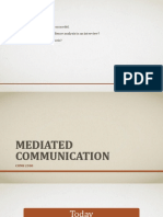 Mediated Communication Presentation