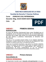 Clase Derecho Civil Patrimonial