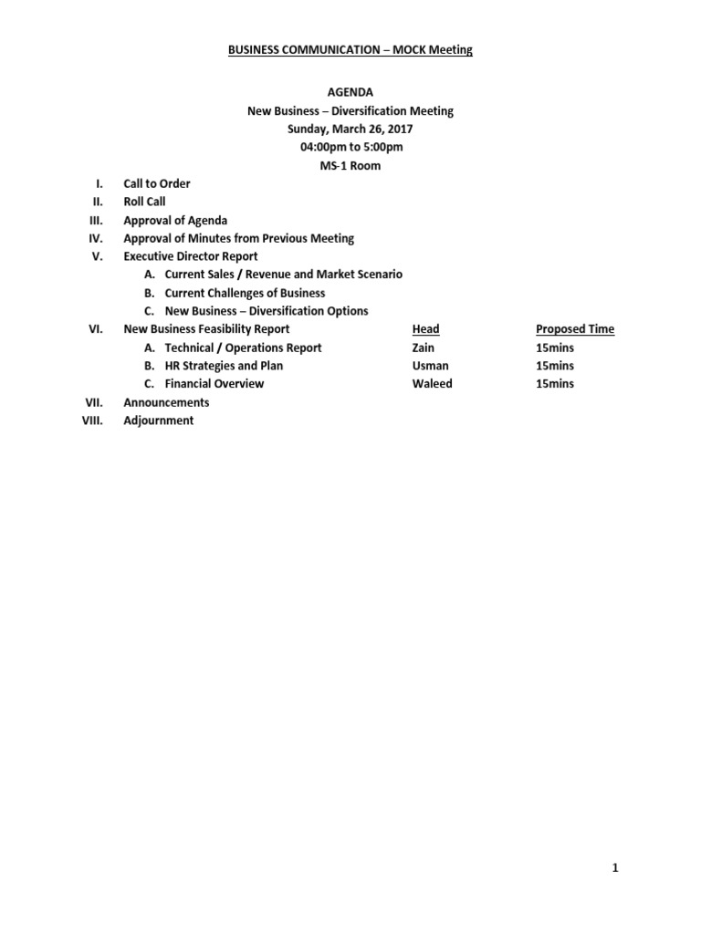 Mock Meeting Pdf Energy Conservation Economies