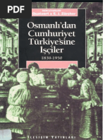 Donald Quataert & Erik Jan Zürcher - Osmanlı'dan Cumhuriyet Türkiyesine İşçiler 1839-1950 PDF