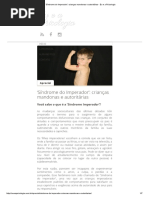 ‘Síndrome Do Imperador'_ Crianças Mandonas e Autoritárias - Eu e a Psicologia