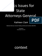 2018-11-29 Clark - Ethics Issues For State Attorneys General