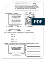 Verificação de Aprendizagem- Silabicos 2º Trimestre