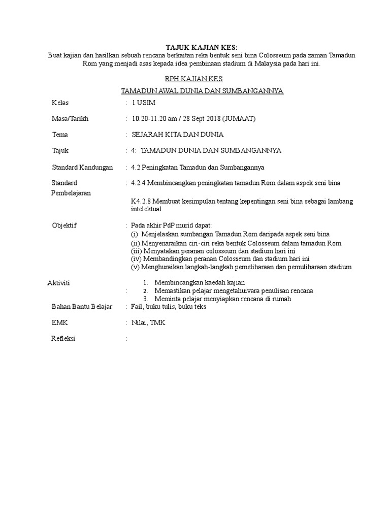 2018 Rph Kajian Kes Sejarah Kssm