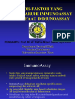 Faktor Yg Mempengaruhi Immunoassay