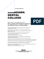 Kanagawa Dental College New Concept and Treatment Approach To The Different Types of Malocclusions