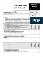 ed 2500 - student report