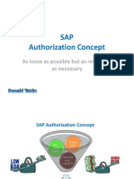 SAP - Authorization Concept