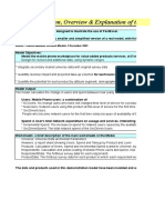 Introduction, Overview & Explanation of The Before Model: Author: Charles Williams, Decision Models, 3 December 2003