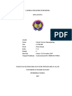 Laporan Praktikum Biokimia Isolasi Dna