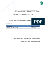 Características de la teoría de restricciones TOC