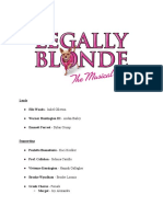 Legally Blonde Character List