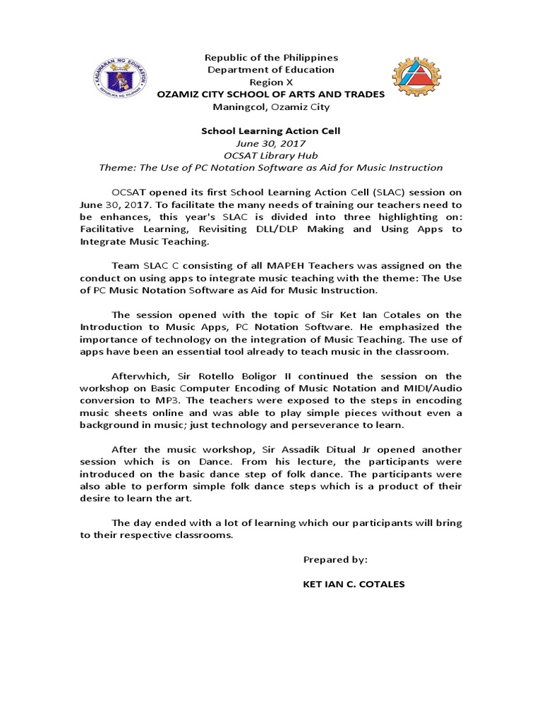 Sample of narrative report writing picture