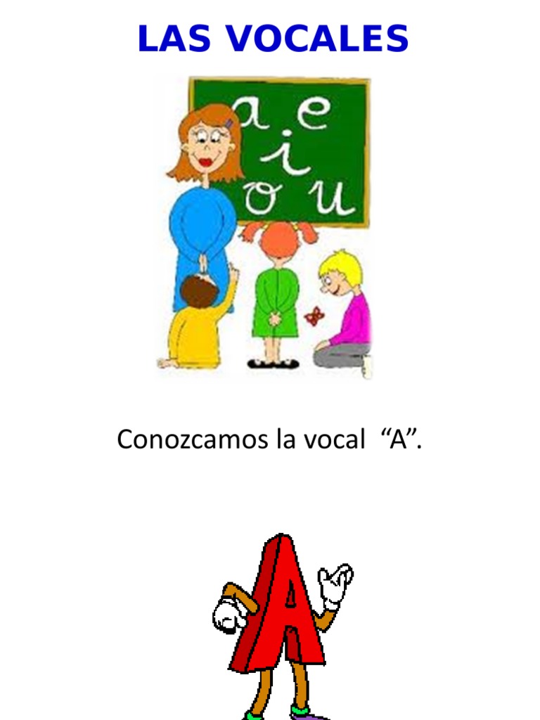 Actividades para aprender las vocales | PDF | Artes del Lenguaje y ...