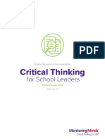 Critical Thinking For School Leaders