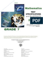 Mathematics: Test Specifications