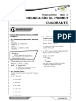 Reducción de ángulos trigonométricos al primer cuadrante