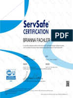 Servsafe: Certification