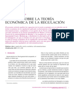 PLAZA Crisanto. Apuntes Sobre La Teoría Económica de La Regulación PDF