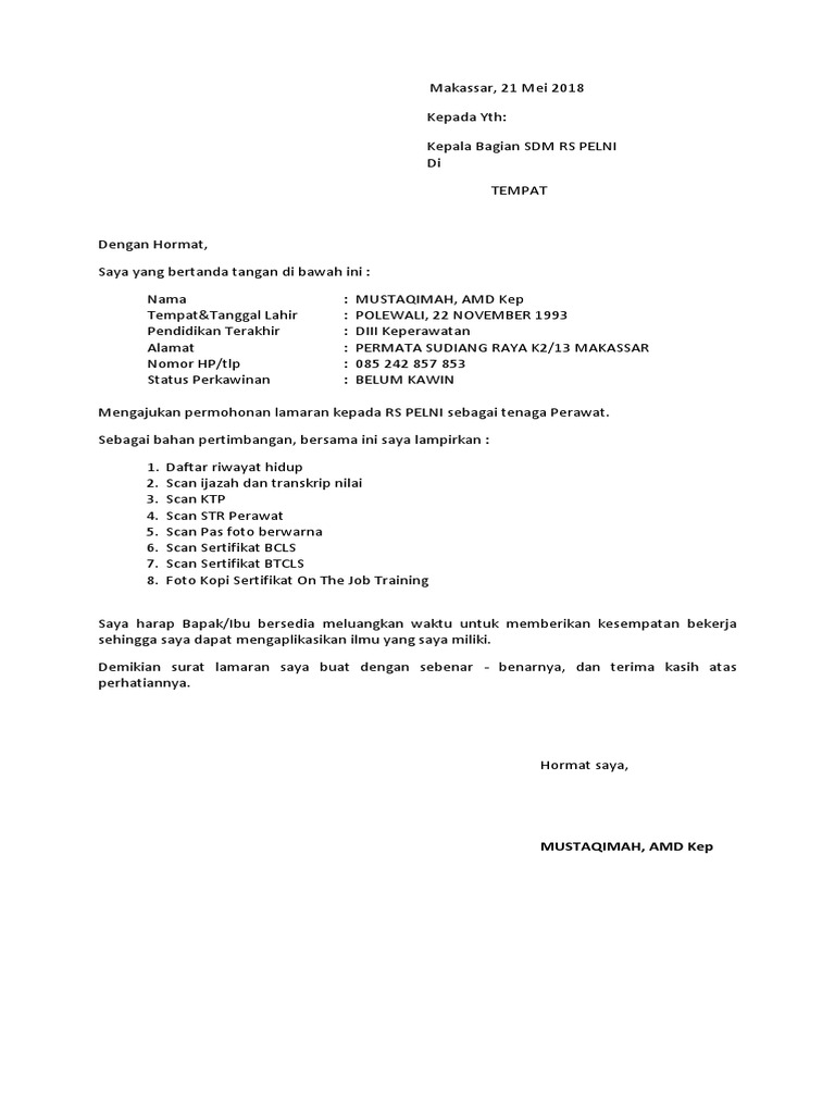 Mustaqimah, Amd Kep | PDF
