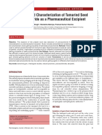 Extraction and Purification of Tamarind Seed Polysaccharide Rao