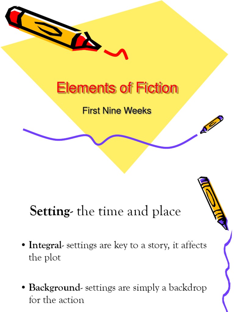 Elements of Fiction | PDF | Narration | Plot (Narrative)