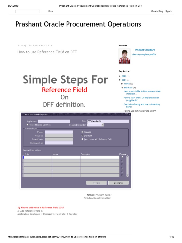 Using Reference Field in DFF | PDF | Software Engineering | Software
