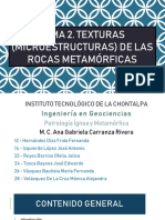 Tema 2. Texturas de Rocas Metamórficas