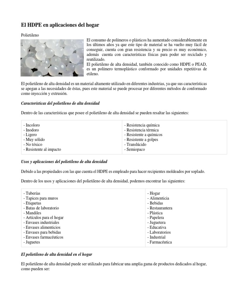 Aplicaciones Ldpe & Lldpe PDF | Polietileno |