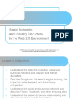 Social Networks and Industry Disruptors in The Web 2.0 Environment