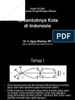 Terbentuknya Kota Di Indonesia