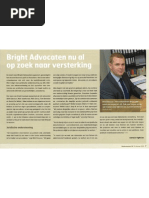 Bright Advocaten - artikel in Ondernemers, Voka, 15/10/2010