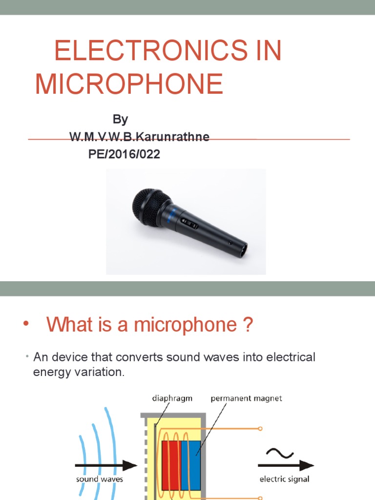 Understanding Microphone Electronics | PDF | Science & Mathematics