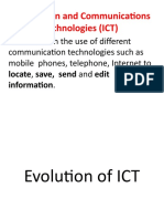 Evolution of ICT