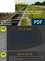 Studi Analisa Dimensi Saluran Drainase Di Jalan Di - Panjaitan Kota Samarinda