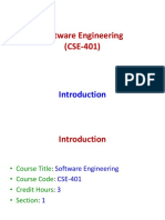 Software Engineering - Lecture 1