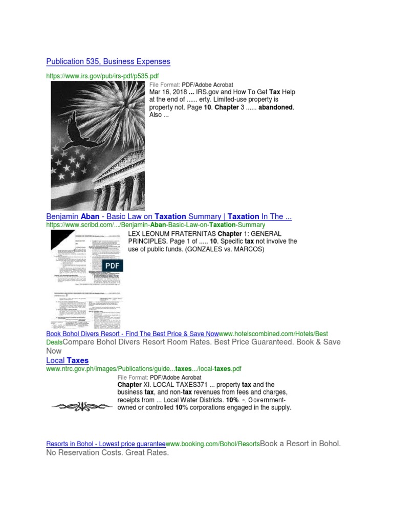 Publication 535, Business Expenses File Format PDF