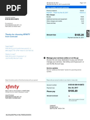 x bILL xFINITY