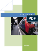 MS-Excel 2007: Abhishek Singh