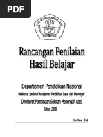 Download Rancangan Penilaian Hasil Belajar 2008 by Rizqie Novita Sari SN39455173 doc pdf