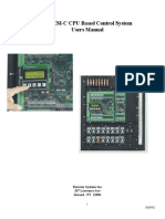 ESI-C CPU Based Control System Users Manual