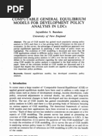 Download CGE Model for Development Policy Analysis in LDCs by btrack99 SN39455422 doc pdf