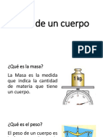 Peso de Un Cuerpo