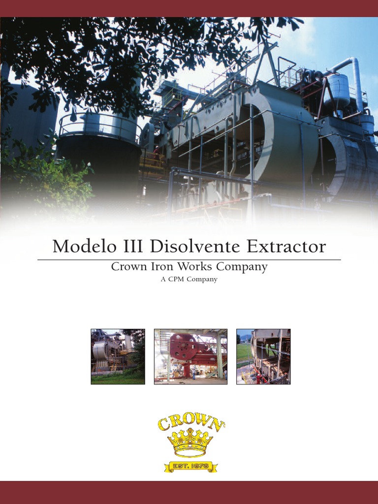 Extractor de Solvente Modelo III | PDF | Solvent | Oil